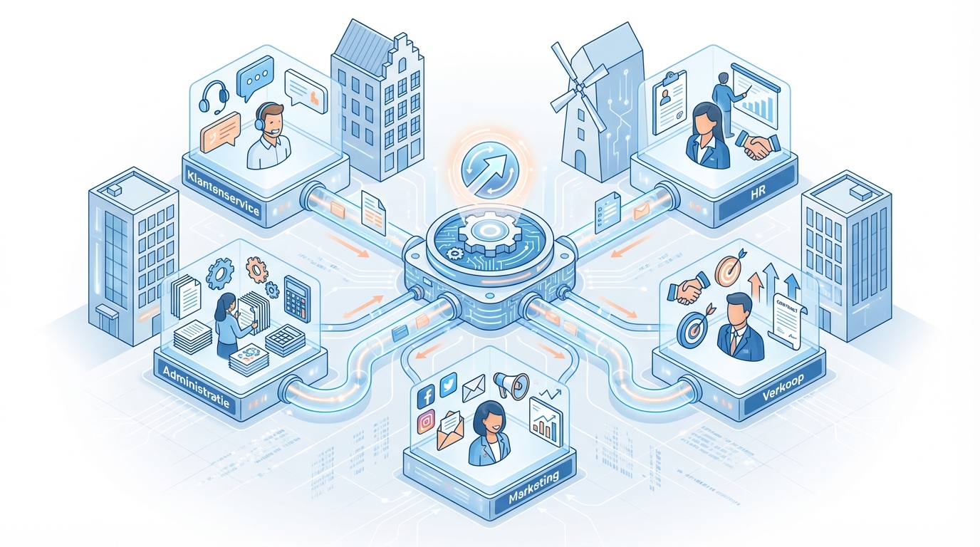 Overzicht van bedrijfsprocessen die je kunt automatiseren met AI