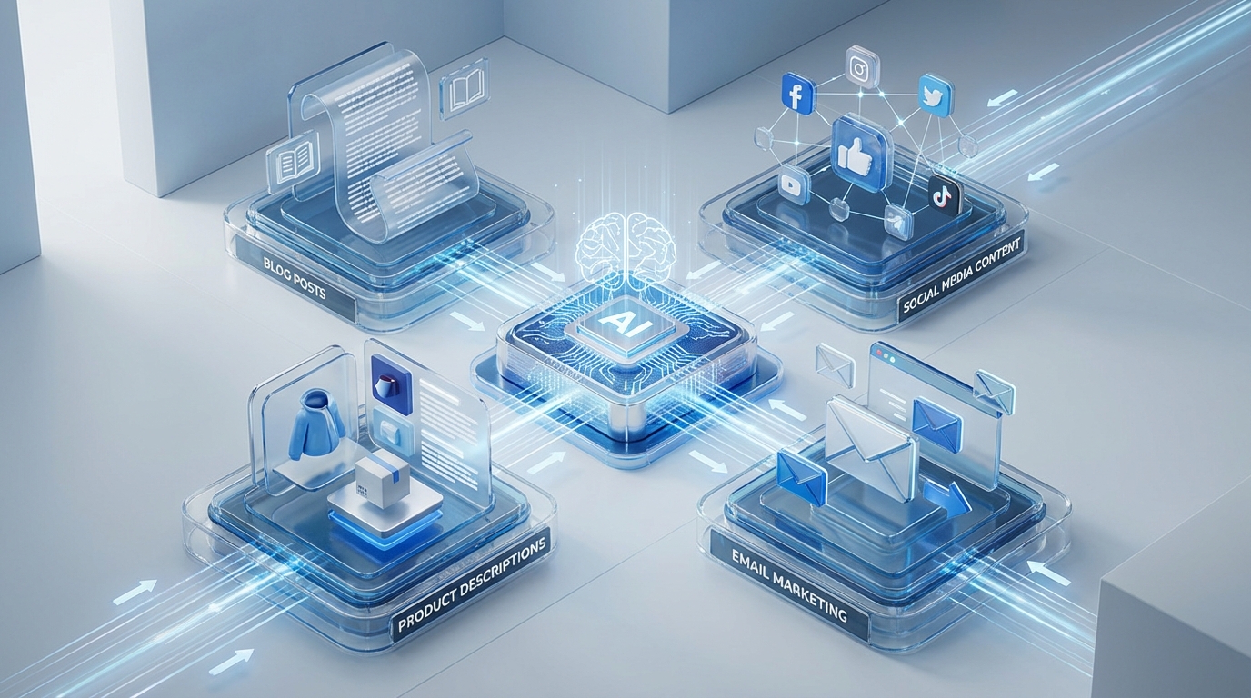Verschillende content types voor AI tekst schrijven