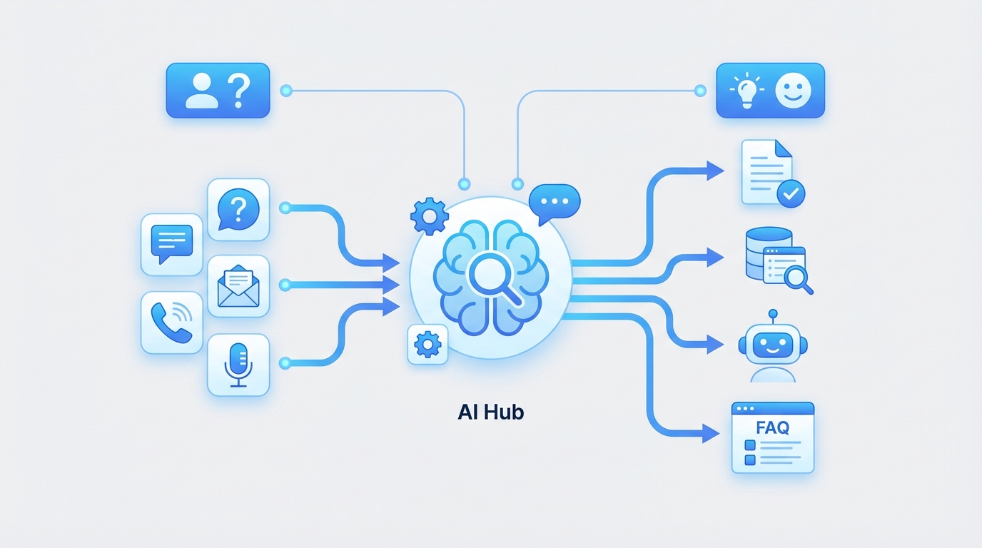 AI helpcenter voor FAQ-pagina's: zo maak je selfservice slimmer met een AI helpcenter