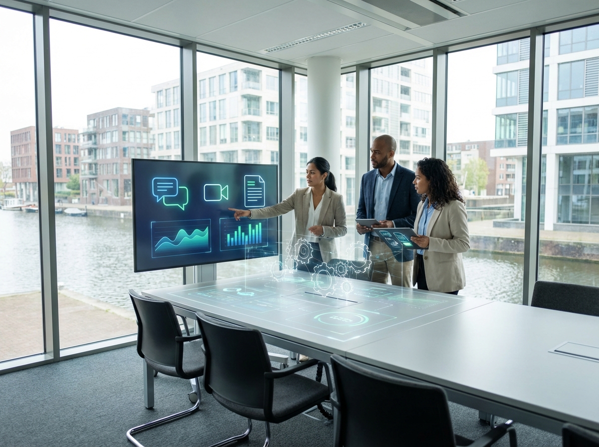 AI voor interne communicatie: slimmer samenwerken met Slack bots, Teams AI en automatische samenvattingen