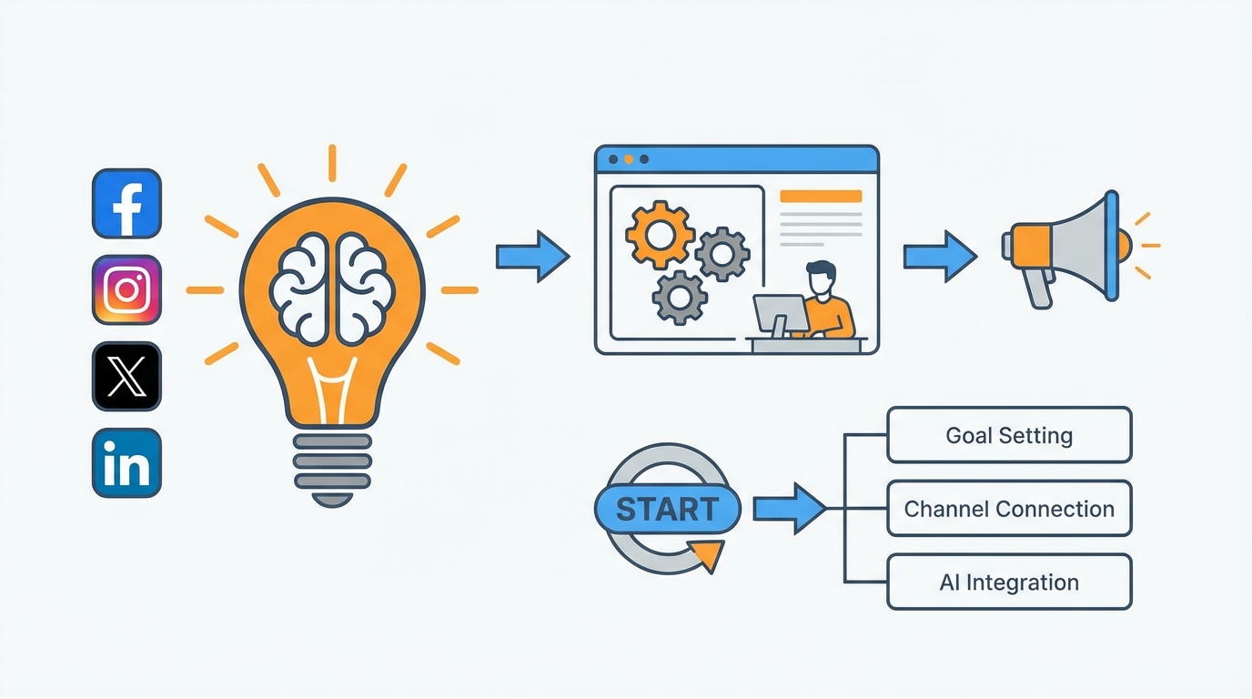 AI voor social media management: zo automatiseer je je kanalen slim - AI social media