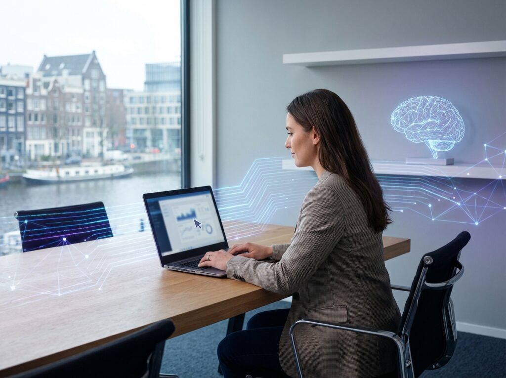 AI tekst schrijven voor marketeers - moderne samenwerking tussen mens en AI