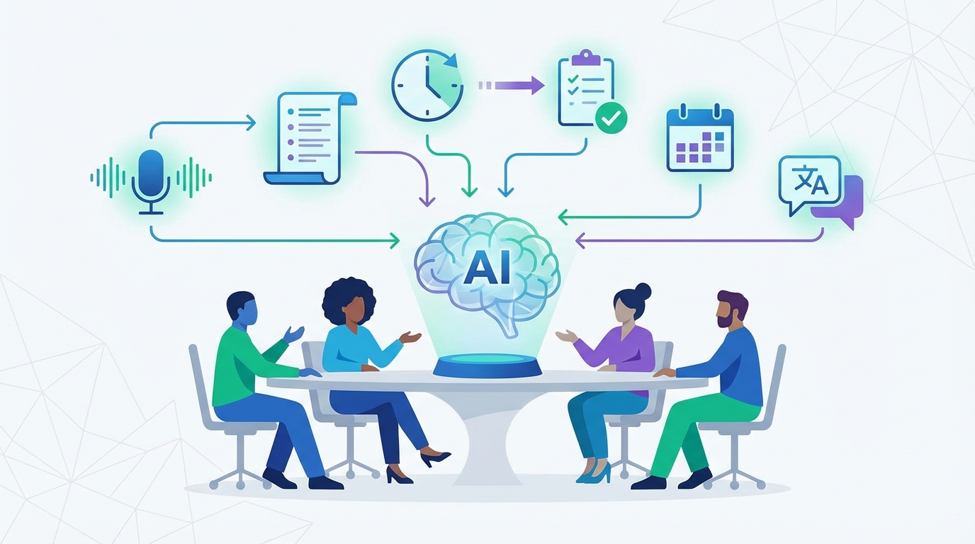 AI vergaderingen: slimmer notuleren en minder tijd kwijt aan meetings