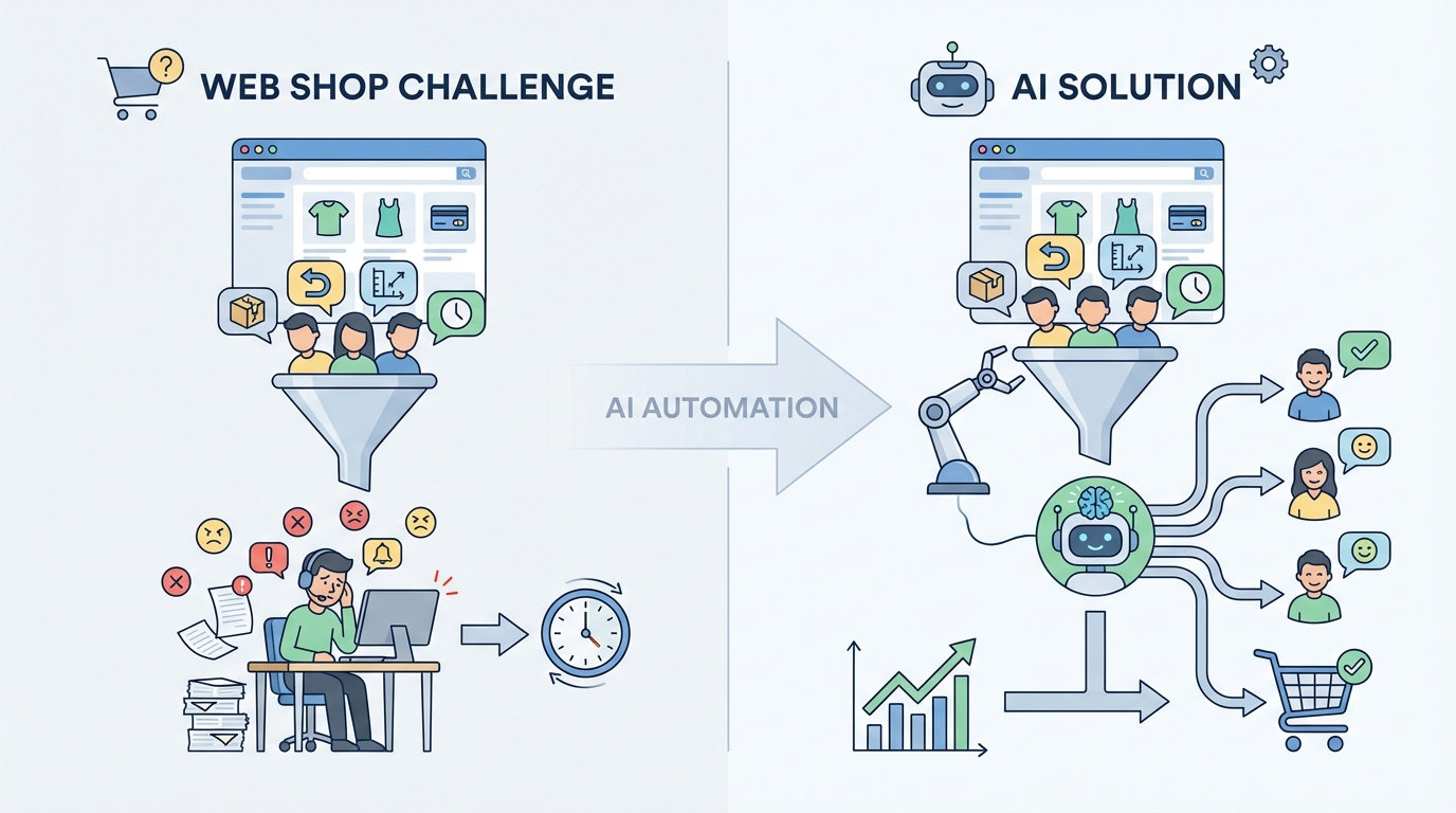 E-commerce chatbot voor webshop klantenservice AI: zo automatiseer je klantvragen