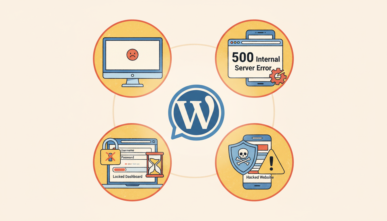 Veelvoorkomende WordPress problemen - hulp met wordpress