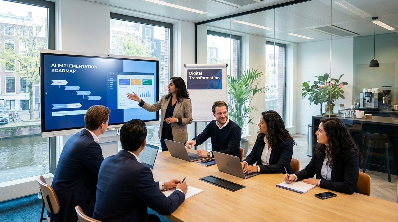 AI advocaat implementatie op een modern advocatenkantoor