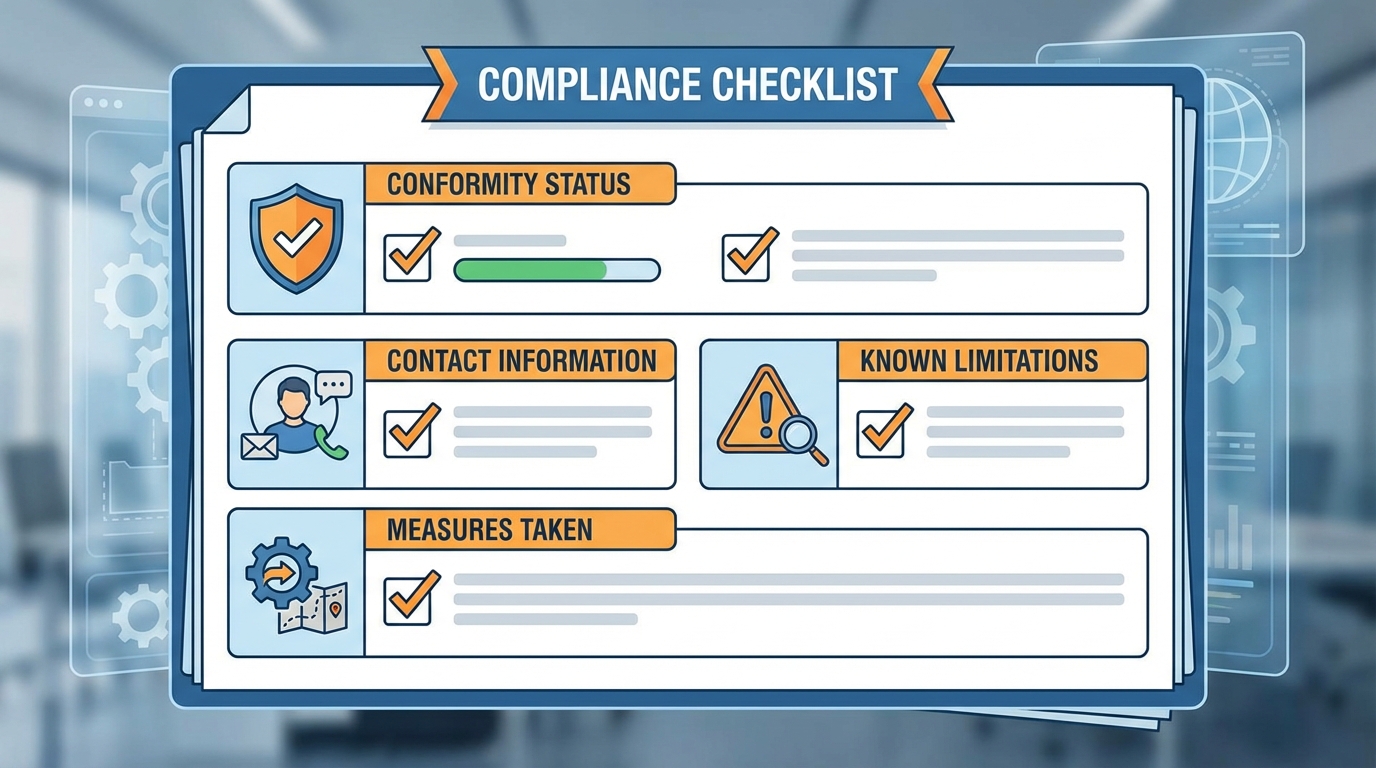 toegankelijkheidsverklaring template met verplichte onderdelen