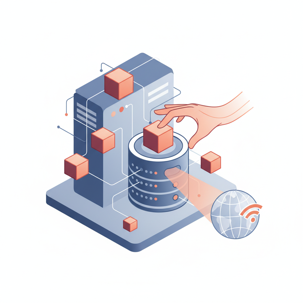 Webhosting server infrastructuur