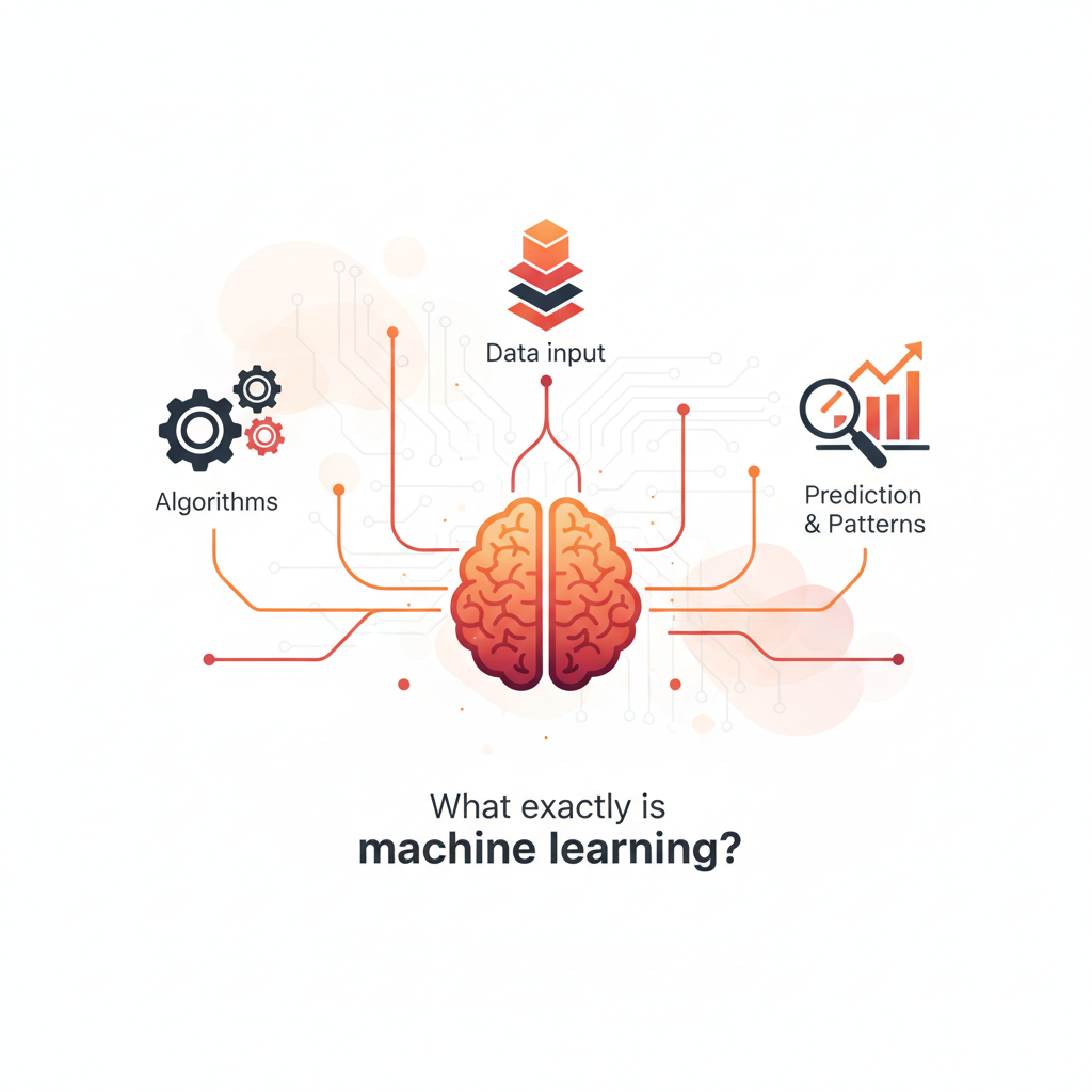 Machine learning patroonherkenning illustratie