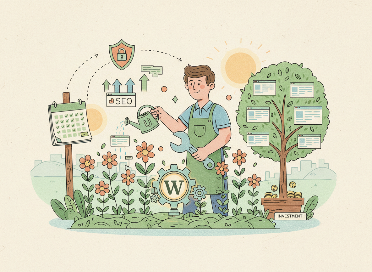 Wat kost WordPress onderhoud per maand?