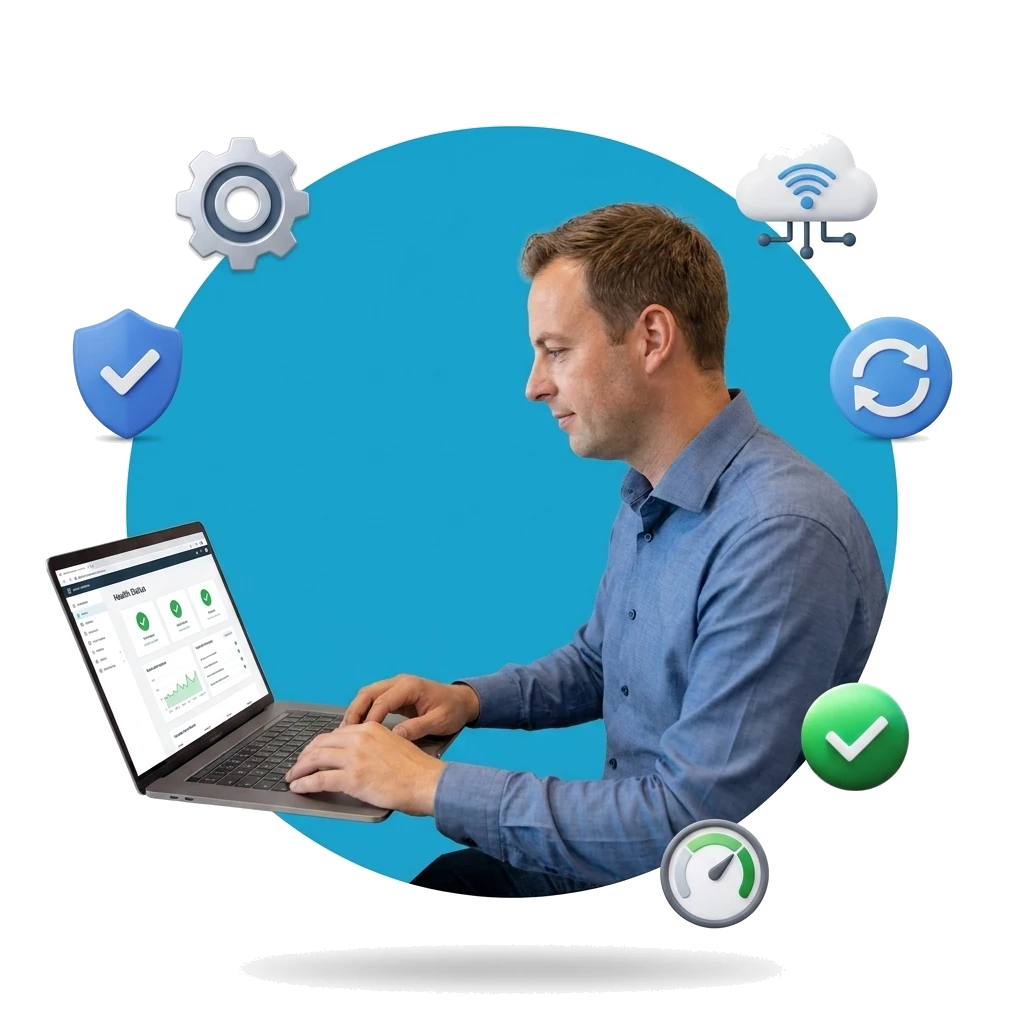 Specialist die het onderhoud en beheer van een website verzorgt